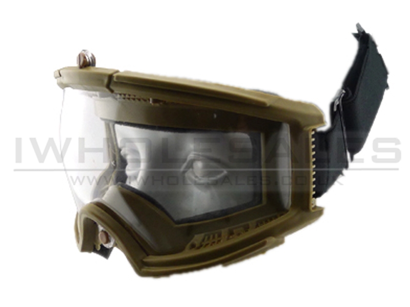Big Foot Tactical Goggles (Nylon Glasses) (Tan) Big Foot Tactical Goggles (Nylon Glasses) (Tan)