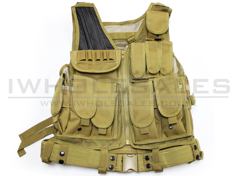 Big Foot Mesh Vest 600D (Tan) Big Foot Mesh Vest 600D (Tan)