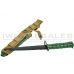 CCCP M10 Rubber Bayonet Knife for M4/M16 (Green)