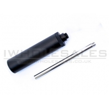 WE Pistol Suppressor (With Makarov One Piece inner Barrel) (Full Metal)