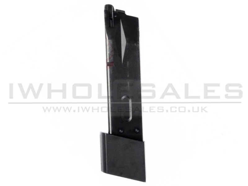 WE Samurai Edge Bio Hazard Long Gas Magazine (32 Round) WE Samurai Edge Bio Hazard Long Gas Magazine (32 Round)