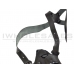 CCCP Revolver Hard Holster with Shoulder & Back Strap (Leather - Black)