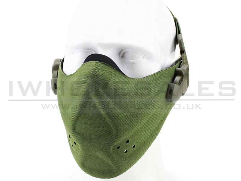 Big Foot High Speed Lightweight Half Face Mask (Nylon - OD) Big Foot High Speed Lightweight Half Face Mask (Nylon - OD)