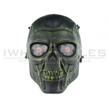 Big FootFull Face T800 Terminator Mask (with Mesh Eye Protection - Green/Bronze) Big FootFull Face T800 Terminator Mask (with Mesh Eye Protection - Green/Bronze)