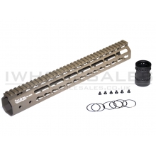 Ares Octa Arms 13.5" Keymod System Handguard Set (Tan) (KM-002S-DE)