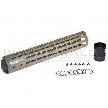 Ares Octa Arms 12" Keymod System Handguard Set (Tan) (KM-003S-DE)