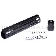 Ares Octa Arms 10" Keymod System Handguard Set (Black) (KM-004S-BK)