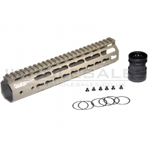 Ares Octa Arms 10" Keymod System Handguard Set (Tan) (KM-004S-DE)