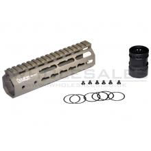 Ares Octa Arms 7" Keymod System Handguard Set (Tan) (KM-006S-DE)