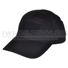 Big Foot Baseball Cap with Velcro (Black)
