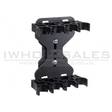APS 8 Round Shotgun Shell Plate Holder with Belt Loop (Black/Carbone Fire - Caddy)