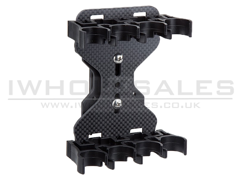 APS 8 Round Shotgun Shell Plate Holder with Belt Loop (Black/Carbone Fire - Caddy) APS 8 Round Shotgun Shell Plate Holder with Belt Loop (Black/Carbone Fire - Caddy)
