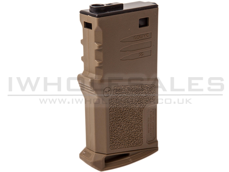 Ares Honey Badger AM-015-DE 120 Rnd Magazine (Tan) (AM4S-120-DE) Ares Honey Badger AM-015-DE 120 Rnd Magazine (Tan) (AM4S-120-DE)