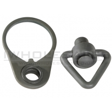 Ares End Plate Quick Detach Sling Mount with Sling Swivel (RING-006) Ares End Plate Quick Detach Sling Mount with Sling Swivel (RING-006)