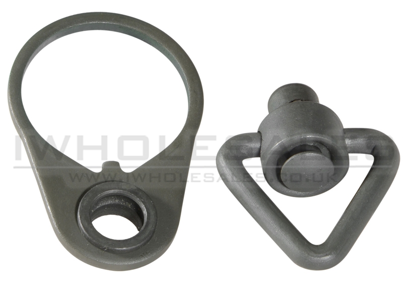 Ares End Plate Quick Detach Sling Mount with Sling Swivel (RING-006) Ares End Plate Quick Detach Sling Mount with Sling Swivel (RING-006)