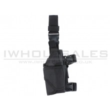 Big Foot Universal Tactical Pistol Holster (Left - Black)