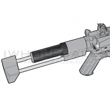 ARES Buffer Tube for Amoeba AM-016 Extendable Stock (Long - 180mm - AM-BT-002)