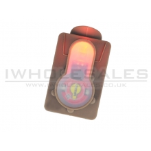 FMA S-Lite Card Button (Strobe Red Light - Tan - TB981)