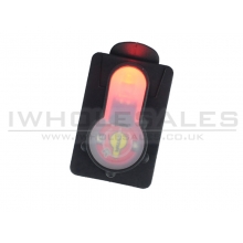FMA S-Lite Card Button (Strobe Red Light - Black - TB982)