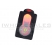 FMA S-Lite Card Button (Strobe Red Light - Black - TB982)