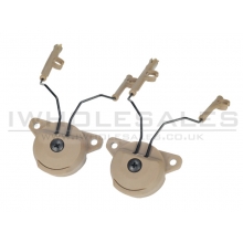 FMA EX Headset and Helmet Rail Adapter Set (GEN2 - Tan - TB998-DE)