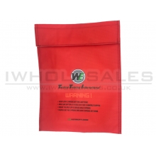 WE Battery/Lipo/Life Charging Safety Bag (Red)