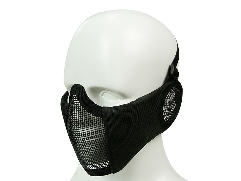 Big Foot Strike Steel Mesh Mask with Ear Protection (Black) Big Foot Strike Steel Mesh Mask with Ear Protection (Black)