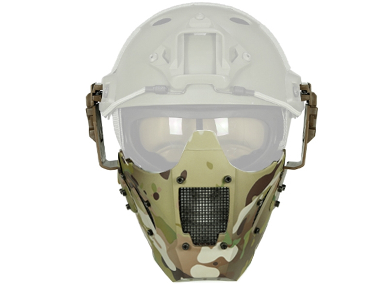 Big Foot Tactical JF Mesh Mask (AF Helmet Fit - Camo) Big Foot Tactical JF Mesh Mask (AF Helmet Fit - Camo)
