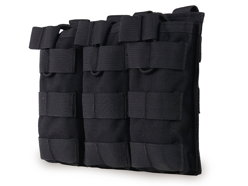 Big Foot Tactical Three Magazine Pouch for M4/AK/AUG (Black) Big Foot Tactical Three Magazine Pouch for M4/AK/AUG (Black)