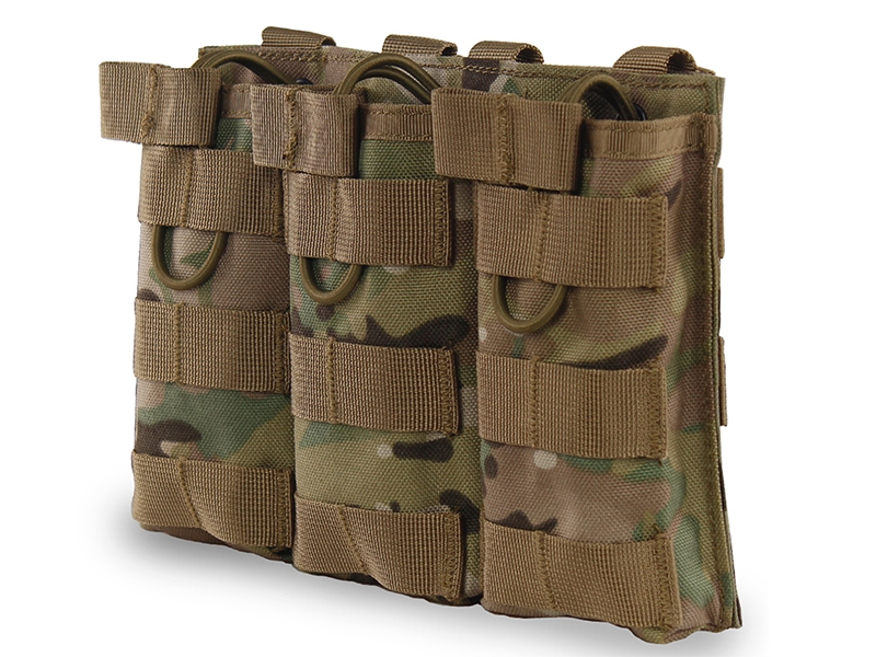 Big Foot Tactical Three Magazine Pouch for M4/AK/AUG (Multicam) Big Foot Tactical Three Magazine Pouch for M4/AK/AUG (Multicam)