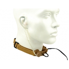 ZTac Tactical Throat Mic - Tan