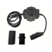 zTac PTT with Wireless RIS Mounted PTT Button (Kenwood Connector)