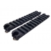 AresAmoeba 5.0" M-Lok Key Rail System (2pcs - ABS - AM-ML-R-006)