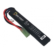 Big Foot Heat Lipo Battery 1300 mAh 7.4v 20c (Stick - 130mm)
