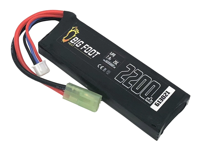 Big Foot Heat Lipo Battery 2200 mAh 7.4c 25c Big Foot Heat Lipo Battery 2200 mAh 7.4c 25c
