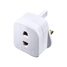 CCCP EU 2 Pin to UK 3 Pin Plug (With Fuse)