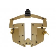 Big Foot Spartan Clear Glass Face Mask (Tan)
