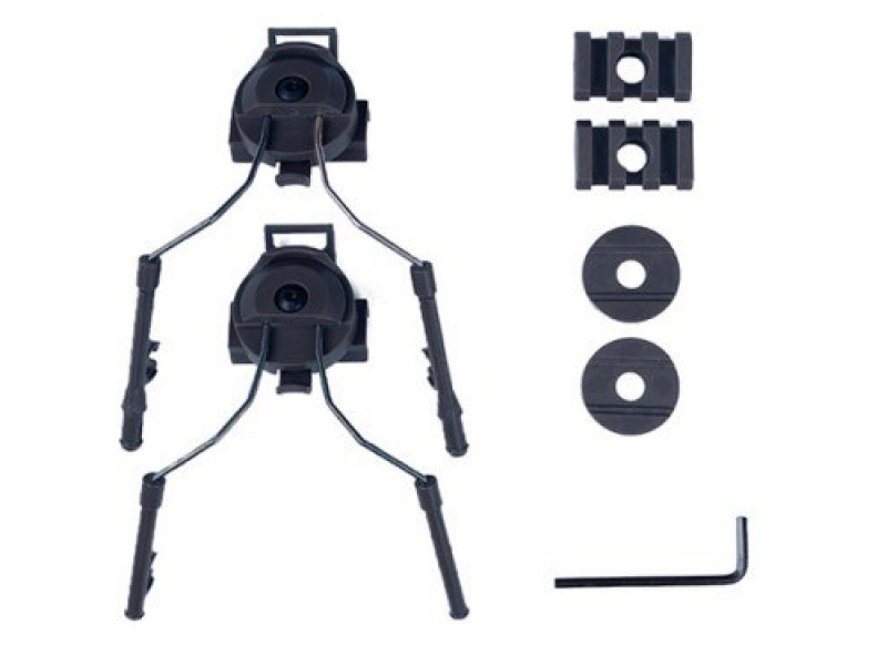 Big Foot Fast Helmet Accessory Head Set (with Rail - Black) Big Foot Fast Helmet Accessory Head Set (with Rail - Black)