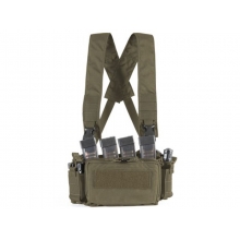 Big Foot D3CRM Chest Rig Vest (with Three Magazine Pouch - OD)