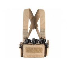 Big Foot D3CRM Chest Rig Vest (with Three Magazine Pouch - Tan)
