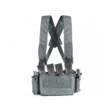 Big Foot D3CRM Chest Rig Vest (with Three Magazine Pouch - Grey)
