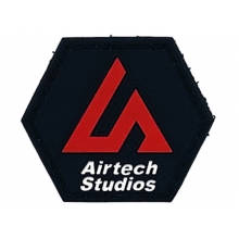 Airtech Studio Patch (Red/Black - Hexagon)