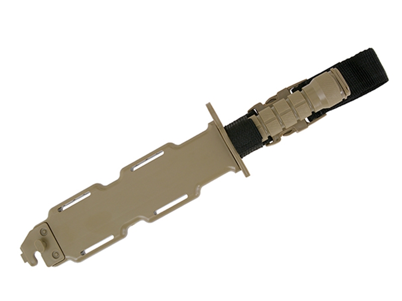 CCCP M4 Rubber Knife with Case and Straps (Tan) CCCP M4 Rubber Knife with Case and Straps (Tan)