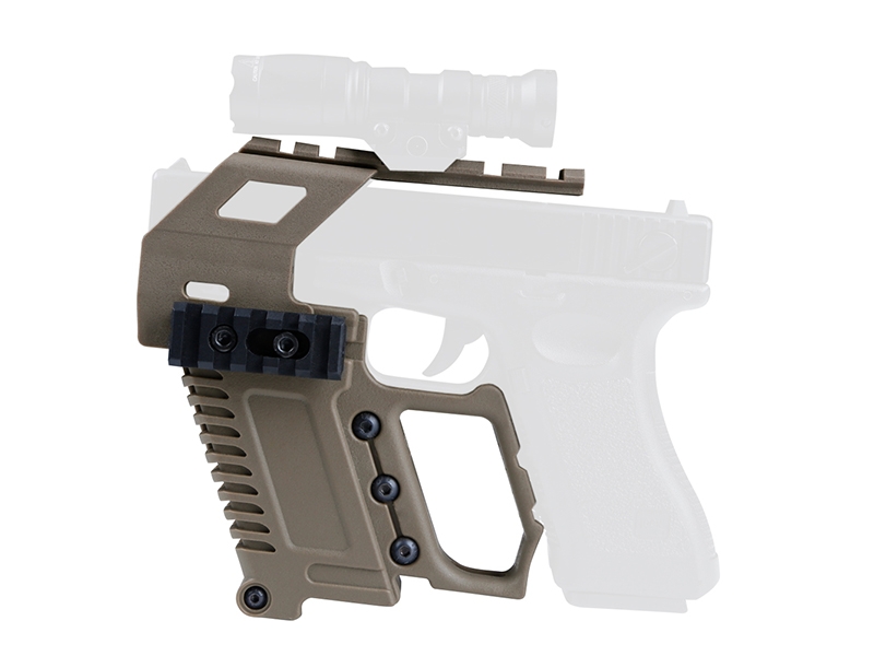 Big Foot Pistol Carbine Kit with Rail Base Loading for 17/18/19 Series (Tan) Big Foot Pistol Carbine Kit with Rail Base Loading for 17/18/19 Series (Tan)