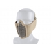 Big Foot Tactical Mesh Half Face Mask (With Ear Protection - Tan)