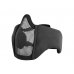 Big Foot Tactical Mesh Half Face Mask (With Ear Protection - Tan)