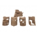 CCCP Mojo AR15/M4 Magwell Ergonomic Grip  (5pcs inc. Mojo Grip - Tan)