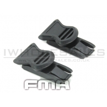 FMA Goggle Swivel Clips 19mm (Black) (TB315)