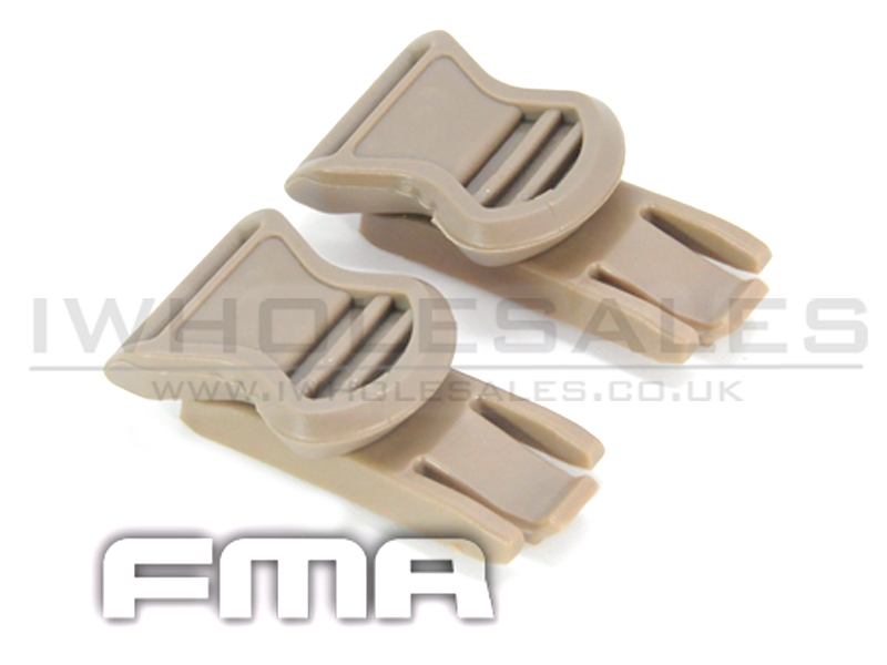 FMA Goggle Swivel Clips 19mm (Tan) (TB316) FMA Goggle Swivel Clips 19mm (Tan) (TB316)