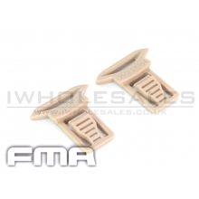 FMA Goggle Swivel Clips (Tan) (TB319)